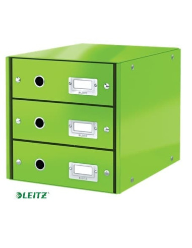 MODULO LEITZ PP 3 CAJONES VERDE