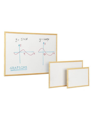 PIZARRA BLANCA MARCO PINO 60 X 90 CM