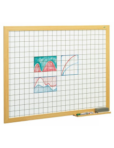 PIZARRA BLANCA CUADRICULADA...