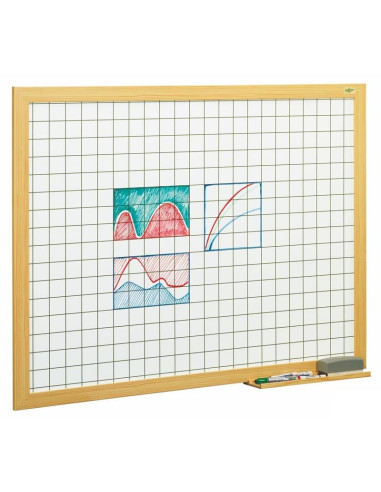 PIZARRA BLANCA CUADRICULADA FAIBO 90...