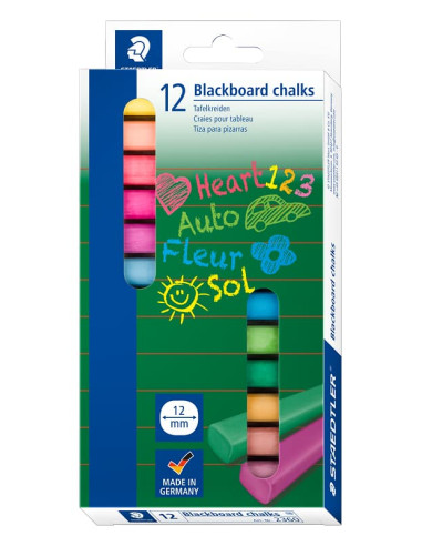 TIZAS STAEDTLER COLORES 12 uds