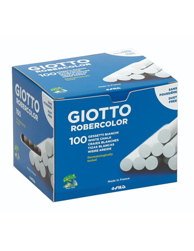 TIZA ANTIPOLVO BLANCA 100 ud GIOTTO...