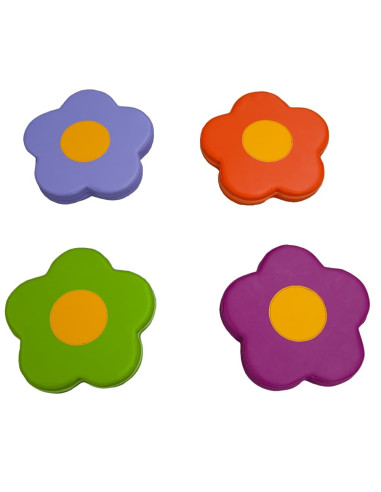 CONJUNTO 4 COJÍNES FLOR