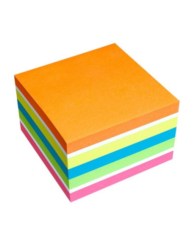 NOTAS ADHESIVAS 75x75 mm CUBO COLOR