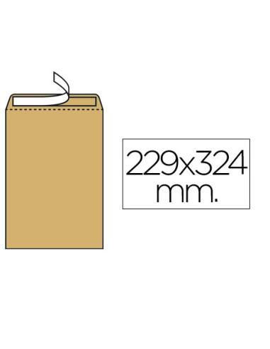 BOLSAS KRAFT 229 x 324 mm. Caja 250...