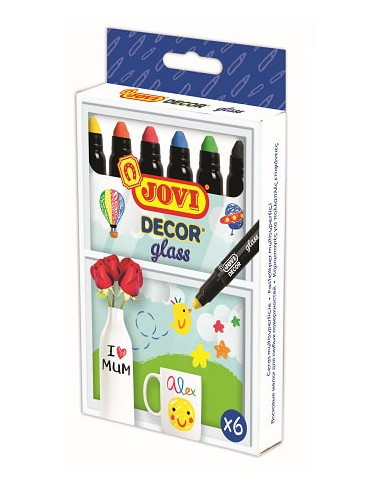 CERAS JOVIDECOR GLASS 6 colores SURTIDOS