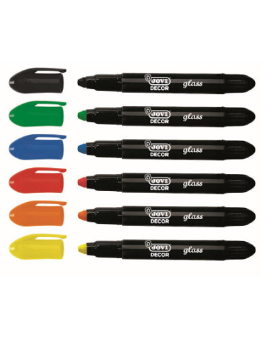 CERAS JOVIDECOR GLASS 6 colores SURTIDOS