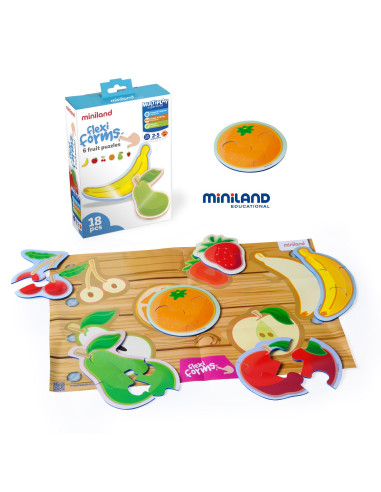 LAS FRUTAS 6 PUZZLES MINILAND