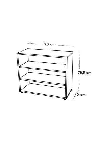 MUEBLE BAJO ESTANTERIA