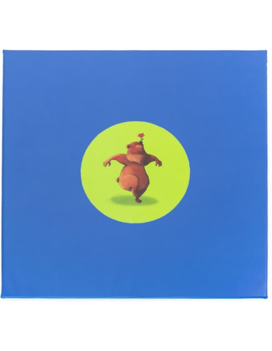 TAPETE OSO EQUILIBRISTA 150 x 150 x 3...