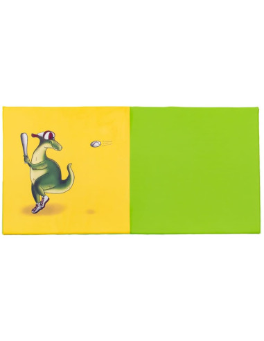 TAPETE BICOLOR DINOSAURIO BEISBOL 200...