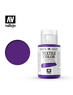 PINTURA TEXTIL VIOLETA 35 ml.