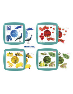 LOS COLORES 4 PUZZLES MINILAND