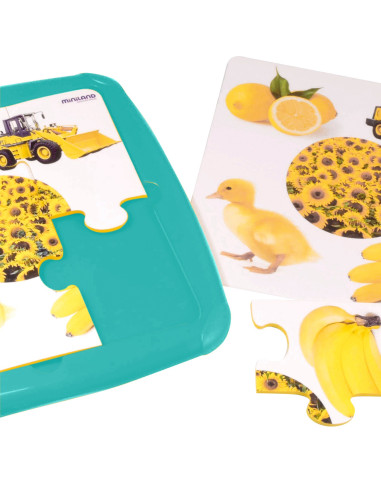 LOS COLORES 4 PUZZLES MINILAND