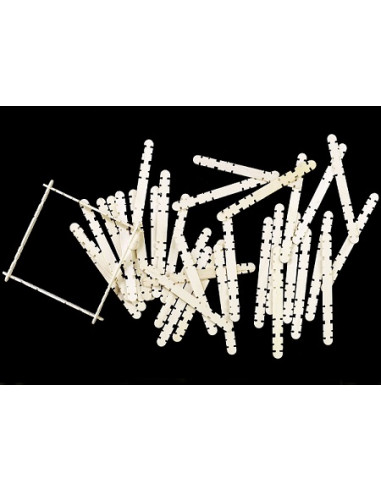 PALOS POLO RANURAS NATURAL 1000 uds