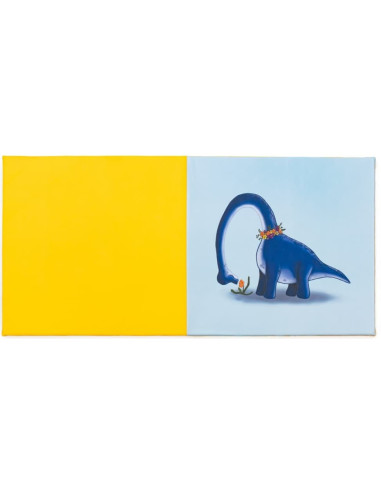 TAPETE BICOLOR DINOSAURIO JARDÍN 200...