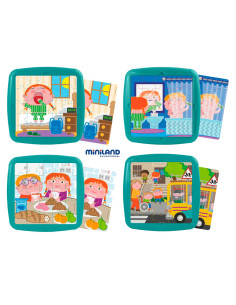 BUENOS HÁBITOS 4 PUZZLES...