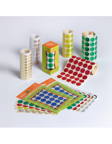 GOMETS CIRCULO MEDIANO Ø 15 mm VERDE