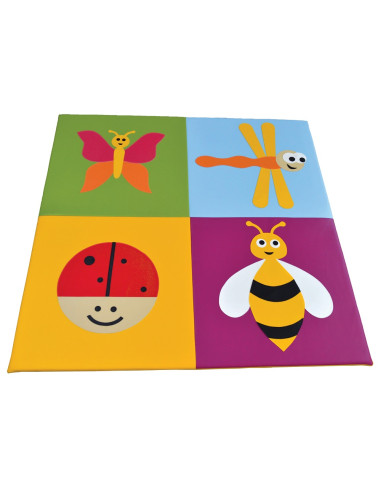 TAPETE INSECTOS 130 x 130 x 3 cm.