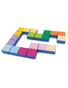 DOMINÓ COLORES 10 PIEZAS