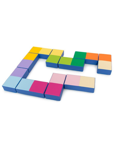 DOMINÓ COLORES 10 PIEZAS