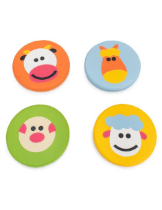 CONJUNTO 4 COJÍNES ANIMALES...