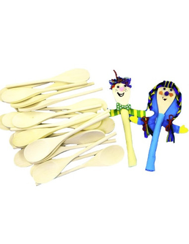 CUCHARAS MADERA 24 uds