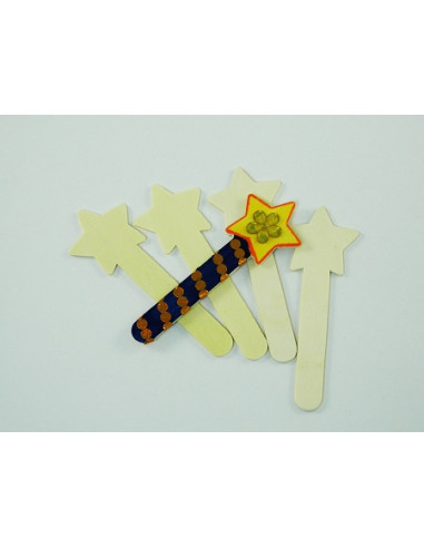 PALILLOS ESTRELLAS 10 uds