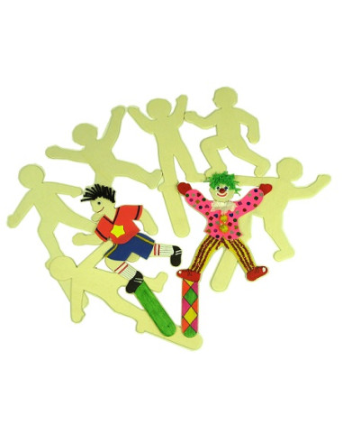 PALILLOS PERSONAJES 6 uds