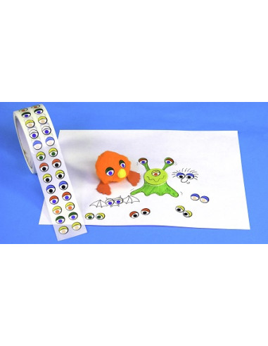 OJOS AUTOADHESIVOS COLOR