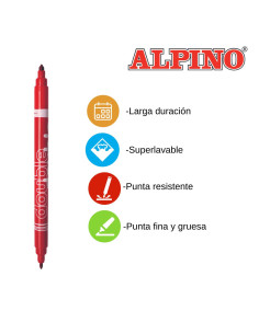 ROTULADOR ALPINO DOUBLE 12... 2