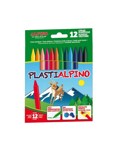 CERAS PLASTIALPINO 12 colores