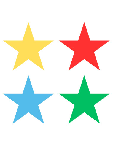 GOMETS ESTRELLA COLORES SURTIDOS