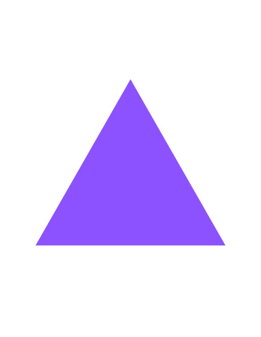 GOMETS TRIANGULO GRANDE Rollo VIOLETA