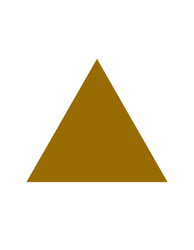 GOMETS TRIANGULO GRANDE Rollo MARRÓN