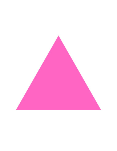 GOMETS TRIANGULO MEDIANO Rollo ROSA