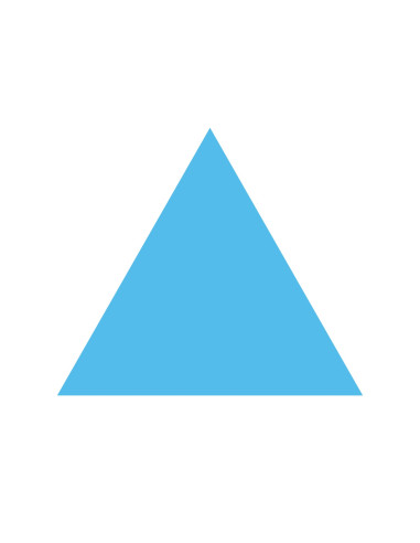 GOMETS TRIANGULO MEDIANO Rollo AZUL