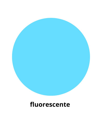 GOMETS CIRCULO GRANDE Ø 21 mm FLÚOR AZUL