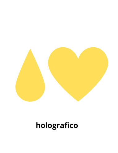 GOMETS CORAZÓN-LÁGRIMA HOLOGRÁFICO...