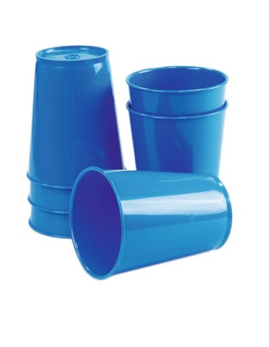 VASOS ABS 7,5 CM AZUL 6 Uds.