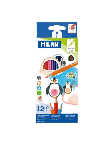 PINTURA MILAN ERGO TRIANGULAR 12 colores