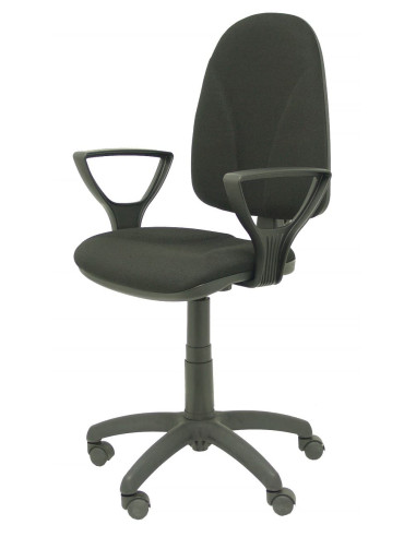 SILLA ALGARRA BALI BRAZOS FIJOS NEGRO