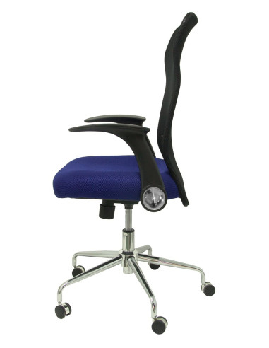 SILLA MINAYA RESPALDO MALLA AZUL