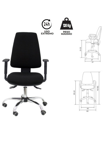 SILLA ELCHE BALI NEGRO 24 HORAS