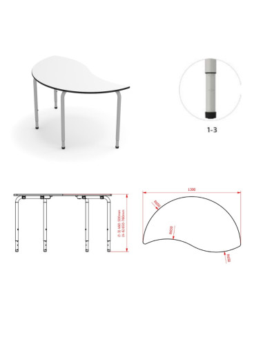 MESA YANG REGULABLE TALLA 1-3