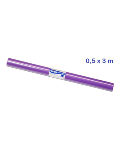 PLASTICO ADHESIVO 0.50x3 m MORADO