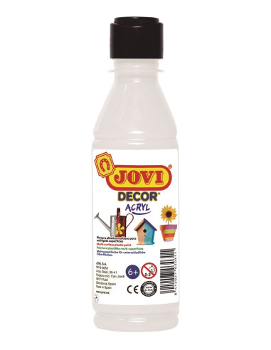 PINTURA JOVIDECOR ACRYL 250 ml BLANCA