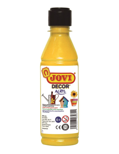 PINTURA JOVIDECOR ACRYL 250 ml AMARILLA