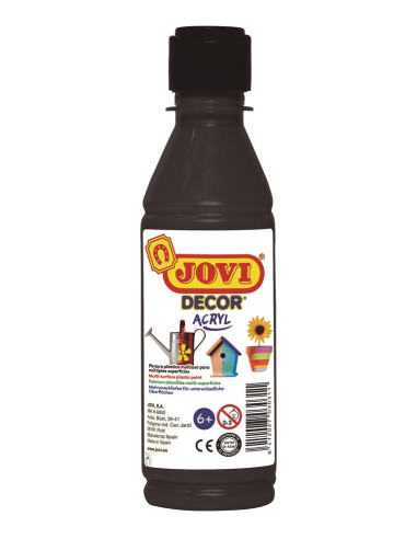PINTURA JOVIDECOR ACRYL 250 ml NEGRA