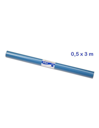 PLASTICO ADHESIVO 0.50x3 m TURQUESA